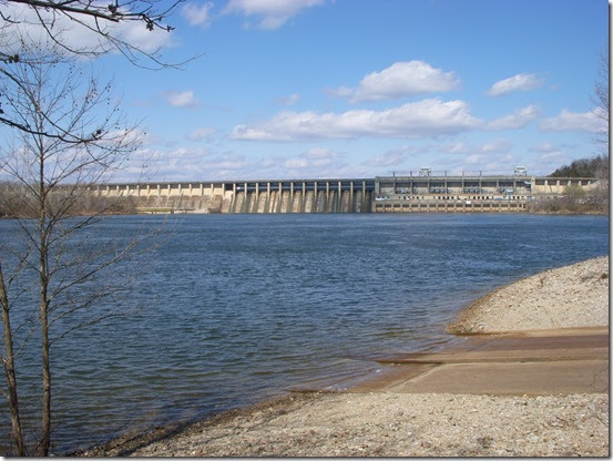 Retired Rod: Bagnell Dam from the Osage River Side