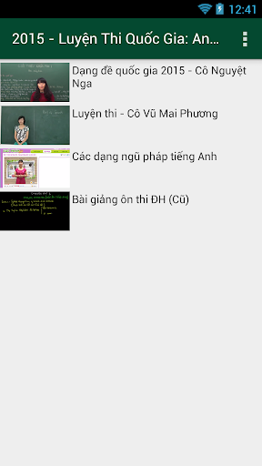 2015 - Luyện Thi Quốc Gia: AV