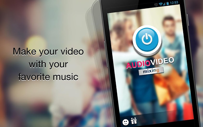 Add Audio to Video Screen 1