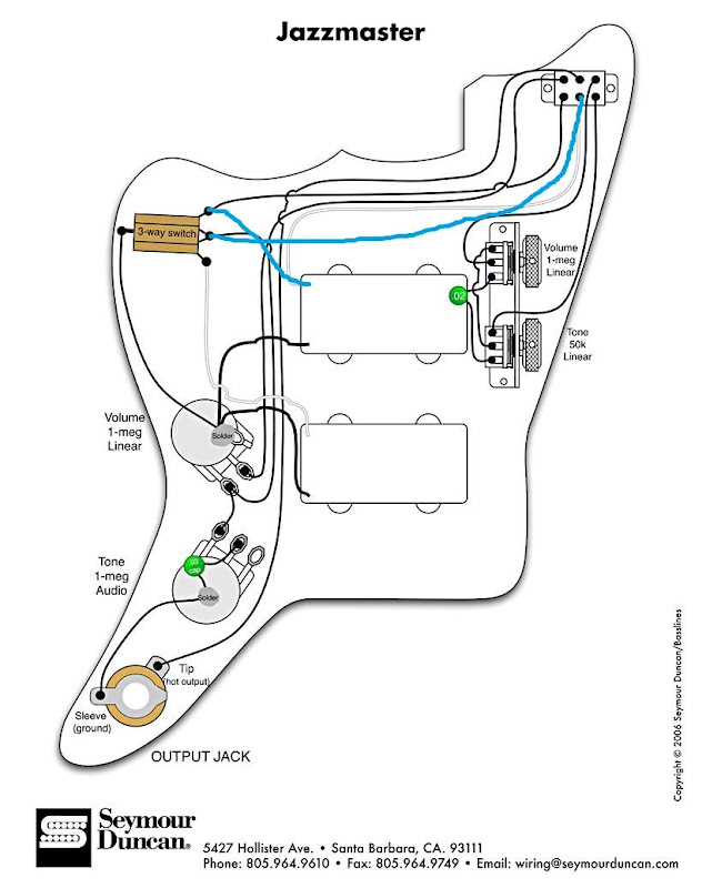 Jazzmaster Rhythm Circuit To Control, Jazzmaster Wiring Diagram No Rhythm Circuit