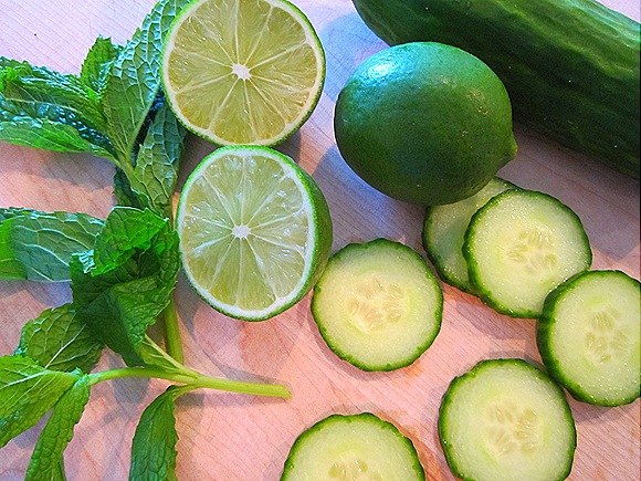 Cucumbers, Limes & Mint