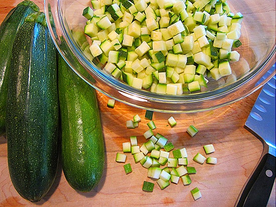 Zucchini Chopping