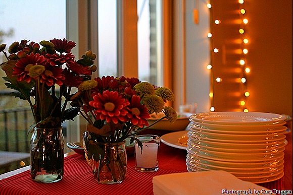 Flowers, Candles, China & Lights