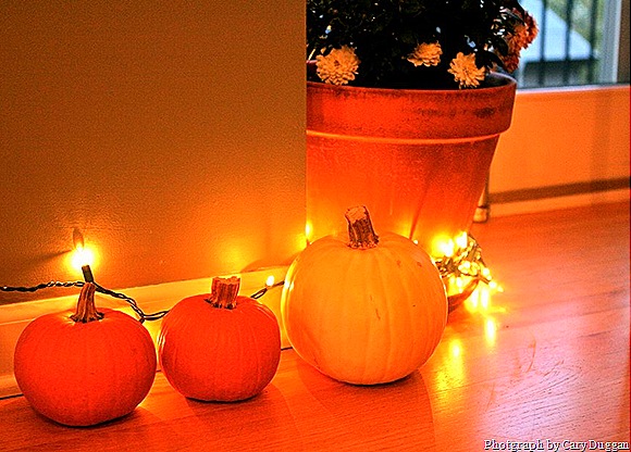 Pumpkins & Twinkle Lights