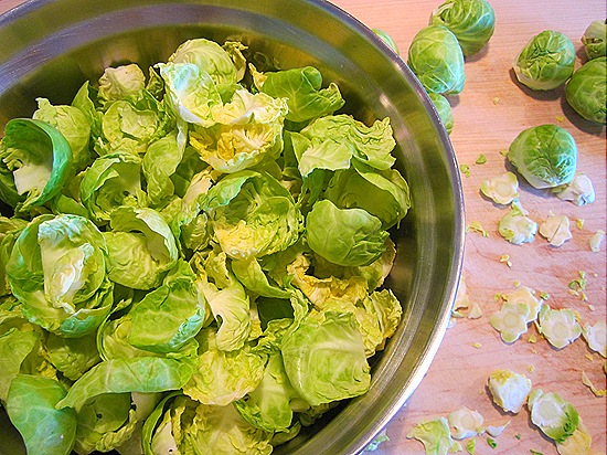 Brussels Sprout Leaves
