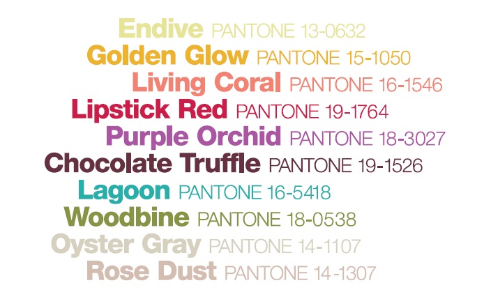 Pantone's Fall 2010 Color Report