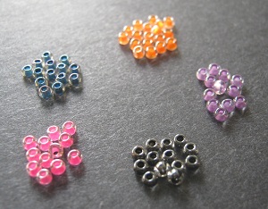 Assorted Color Lined Crystal 11/o Seed Beads