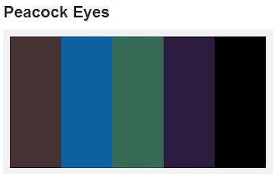 Peacock Eyes Color Palette