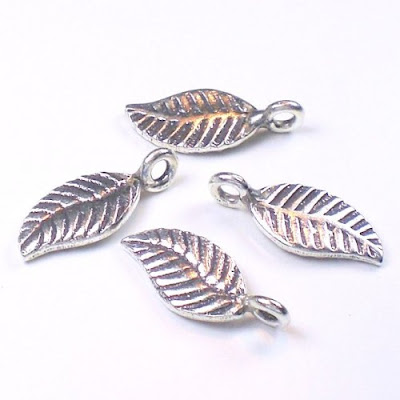 Silver Leaf Charms from Royal Metals
