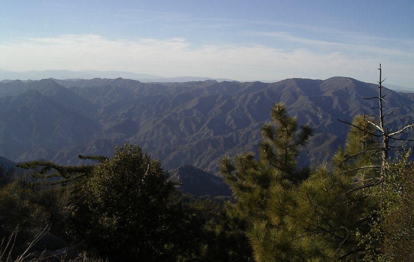 Some more mountains and picturesque trees.