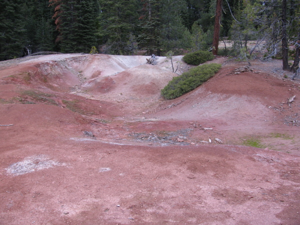 Red dirt shaped by the thermal forces below.