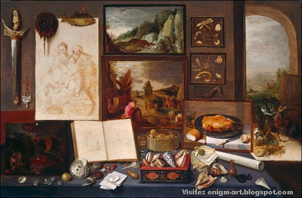Frans Francken le Jeune, Cabinet de curiosité,1617