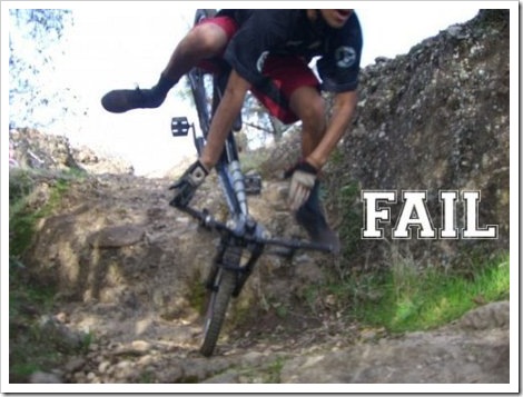 Bicycle Fail.