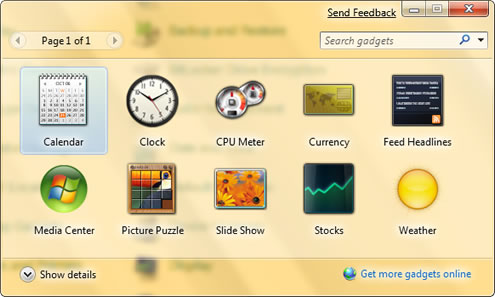 media center wallpaper. Windows 7 Media Center Gadget