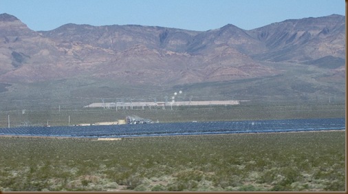 Solar panels south of Henderson