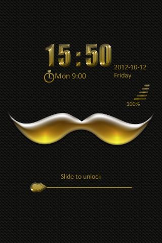 【免費個人化App】Go Locker Gold Mustache-APP點子