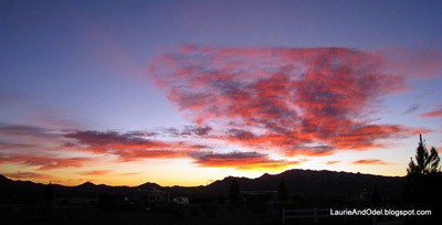 Sunrise over Rodeo, NM