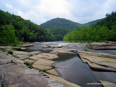 Peaceful Youghiogheny River scene