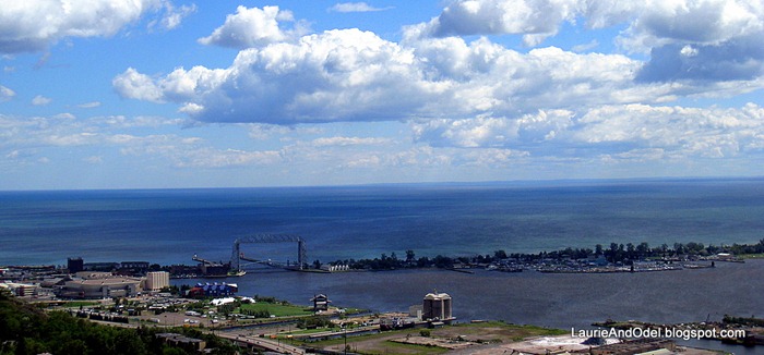 View of Duluth Harbor from Enger Park
