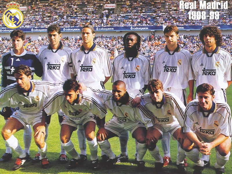 Real Madrid 1998-1999 - Fútbol Chapas Retro