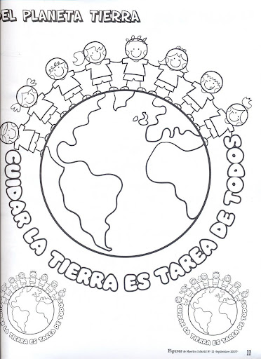 COLOREAR DIA MUNDIAL DEL MEDIO AMBIENTE