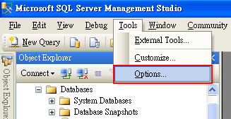 賀瑞斯機器兵: Remove Prevent Saving Changes in MS SQL Server 2008 R2