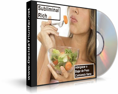 ADELGAZAR COMIENDO SANO, Subliminal Rich [ Audio CD ] – Bajar de peso comiendo saludablemente, con la ayuda de mensajes subliminales.