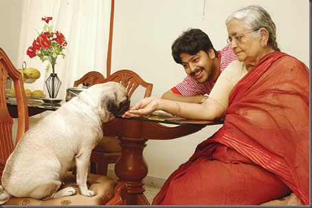 Actor Srikanth at home