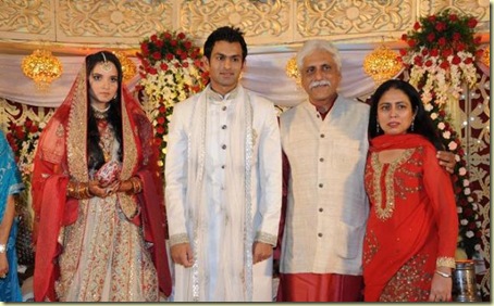 1Sania Mirza ,Shohib Malik  wedding reception pictures