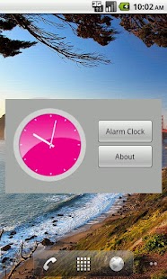 Free Download Pink Analog Clock APK for PC