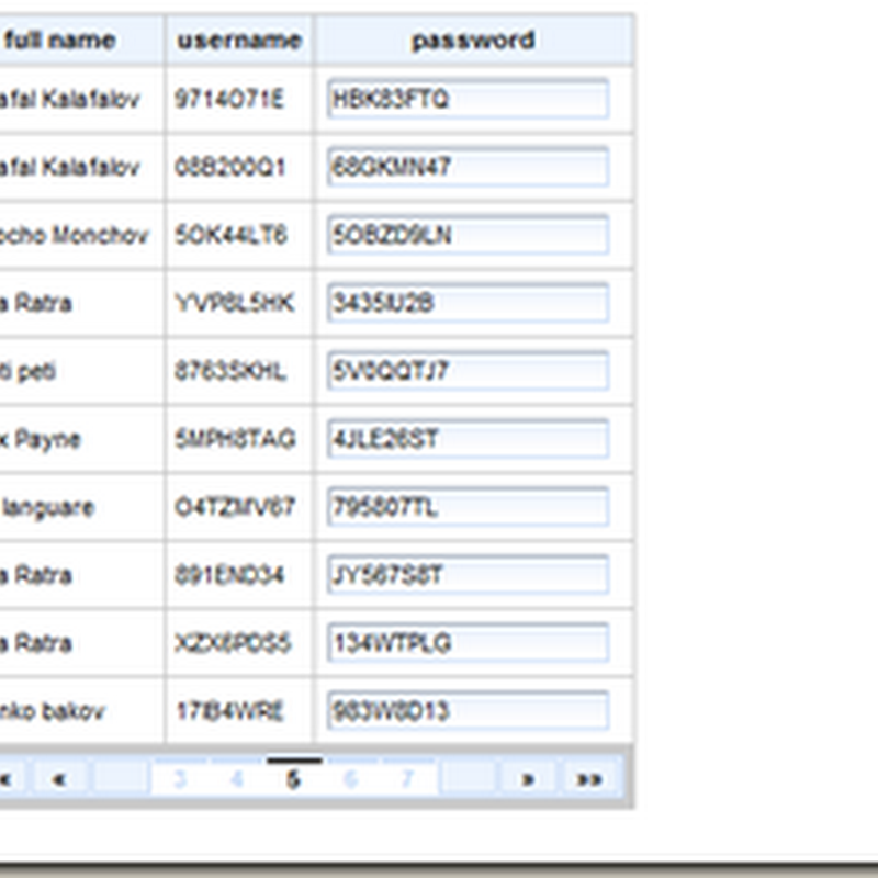 RichFaces server-side paging with DataTable.