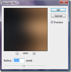 Gaussian blur screenshot