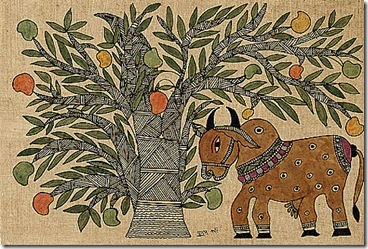 Punam Kaln-Holy Cow and Mango Tree
