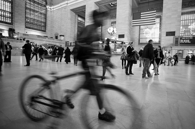 Bicycle in Grand Central Station