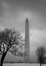 7 Washington Monument in the Snow