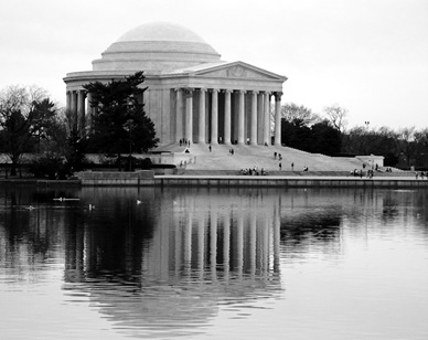 Jefferson Memorial Reflection-2