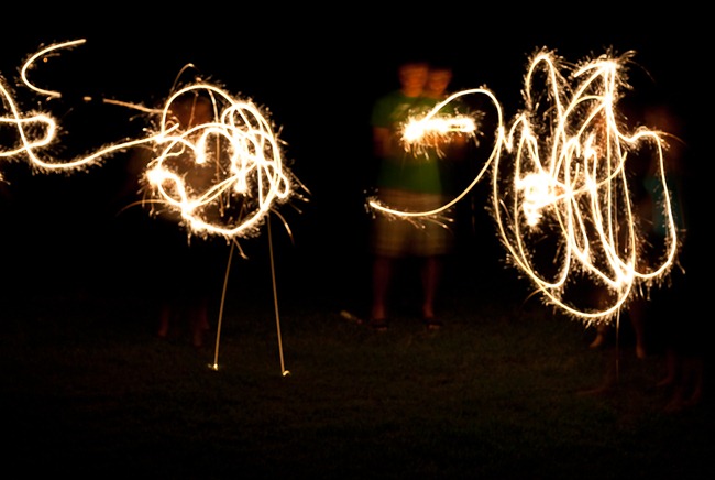 Light Painting with Sparklers-2