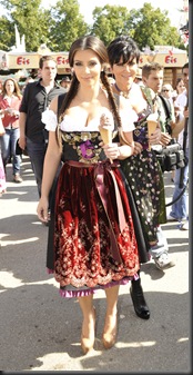 Kim Kardashian in Munich at Oktoberfest hottest cleavage 8