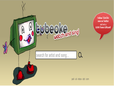 TubeOke: Karaoke en linea  | usando videos de youtube