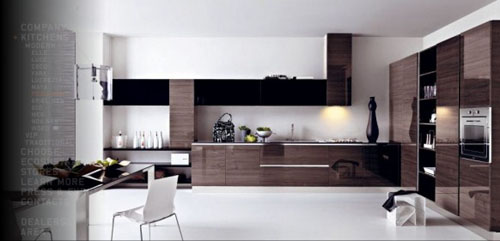 modern blackwhite kitchen designs photo
