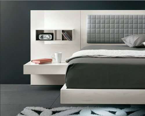 modern floating beds designs pictures