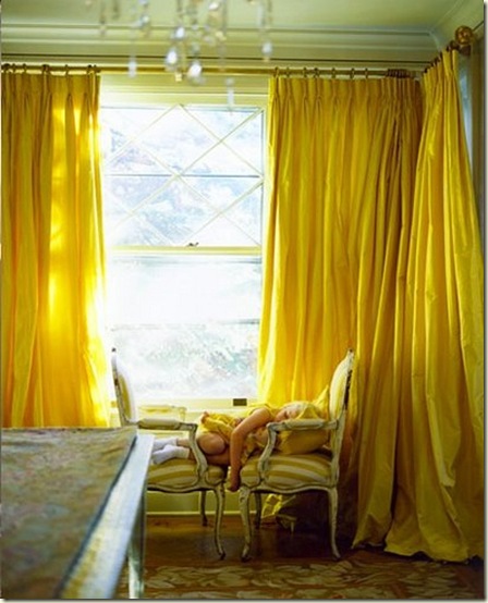 Paul Costello yellow drapes