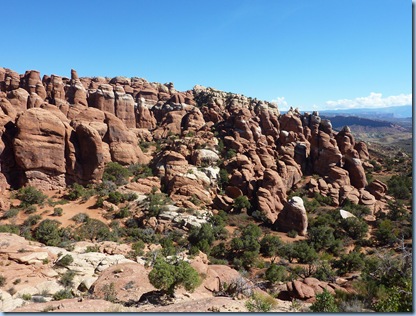 Arches Nat'l Park Fiery Furnace from top
