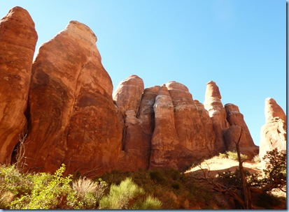 Arches Nat'l Park Fiery Furnace from bottom 1