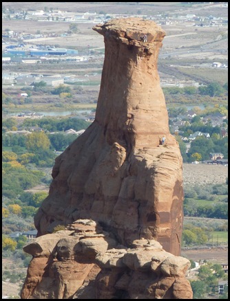 Colorado Nat'l Monument Independance Monument Rock Climbers