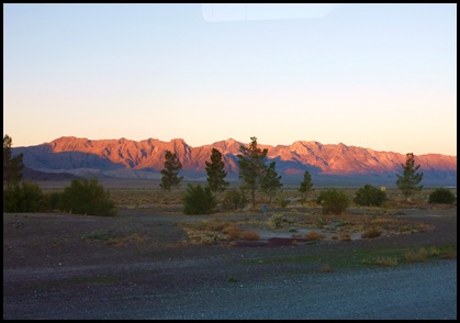 Sunrise at Longstreet RV Nevada