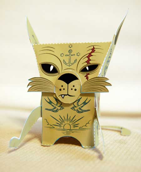 Salty Tom Paper Toy