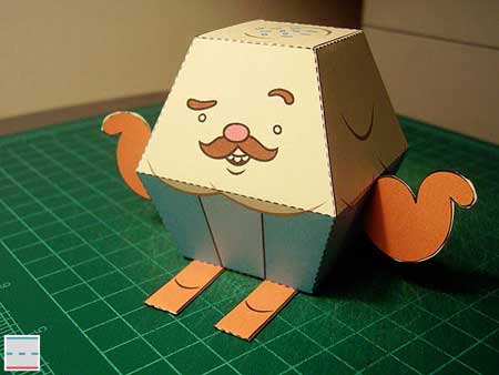 Mr. Cupcake Papercraft