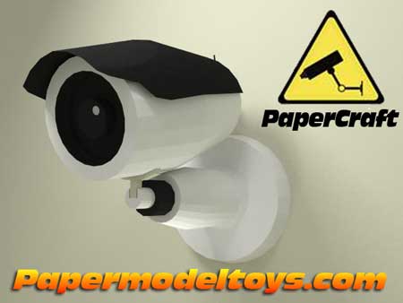 CCTV Papercraft