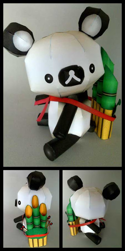 Panda Rilakkuma Papercraft